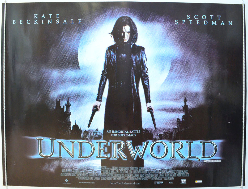 Underworld Original British Quad Poster - Film Poster - Movie Poster