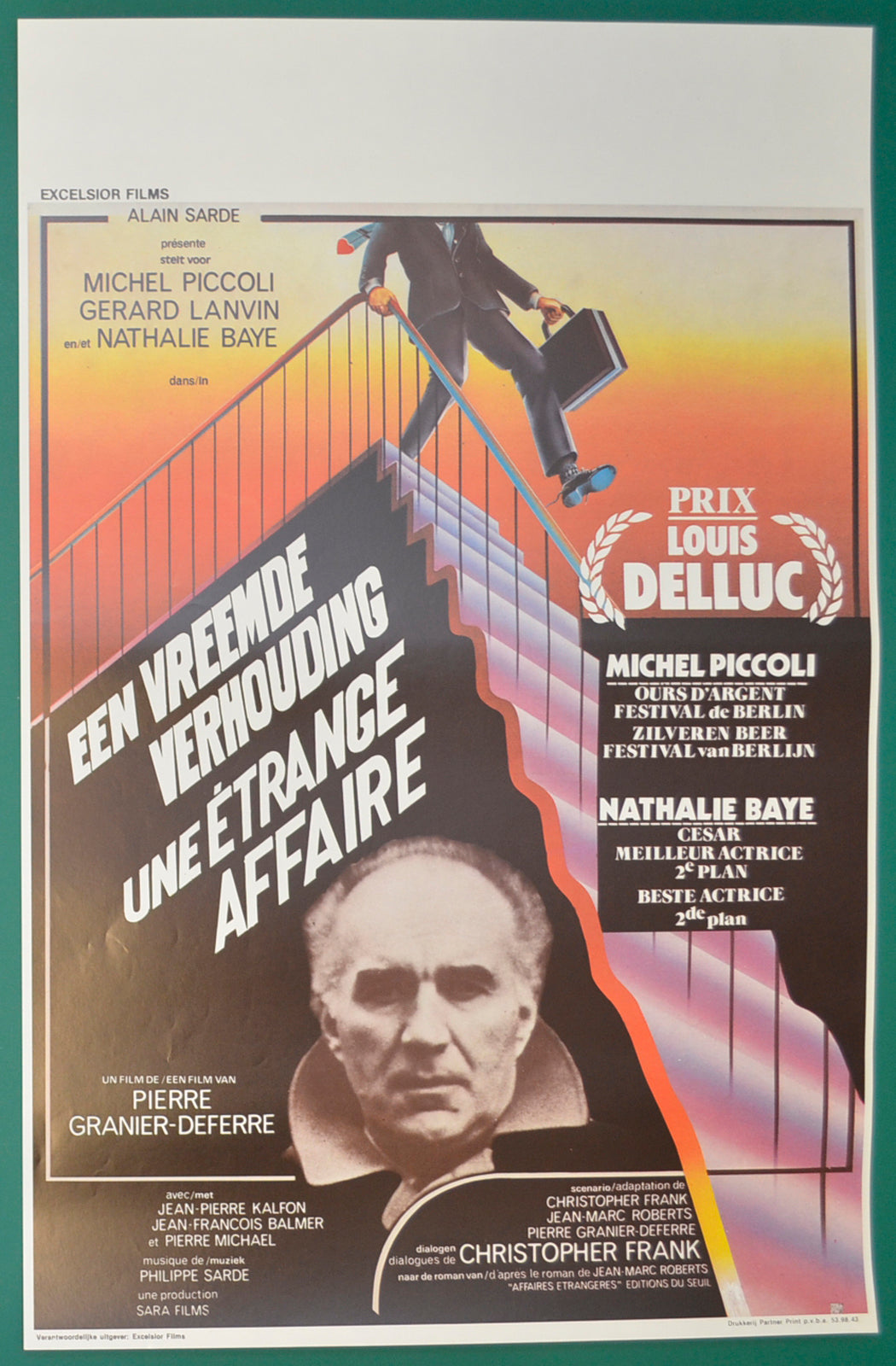 Une Etrange Affaire (a.k.a. Strange Affair) Original Belgian Poster - Film Poster - Movie Poster