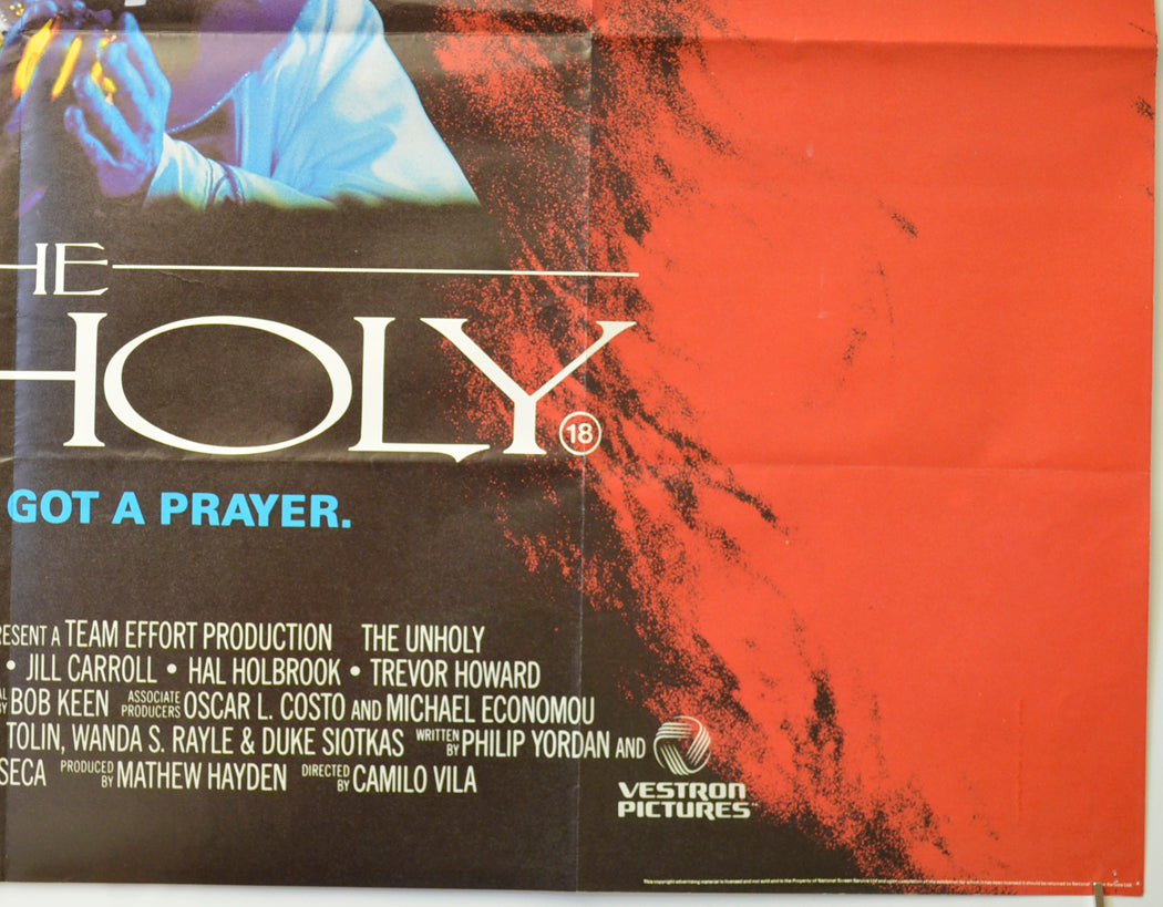 THE UNHOLY (Bottom Right) Cinema Quad Movie Poster