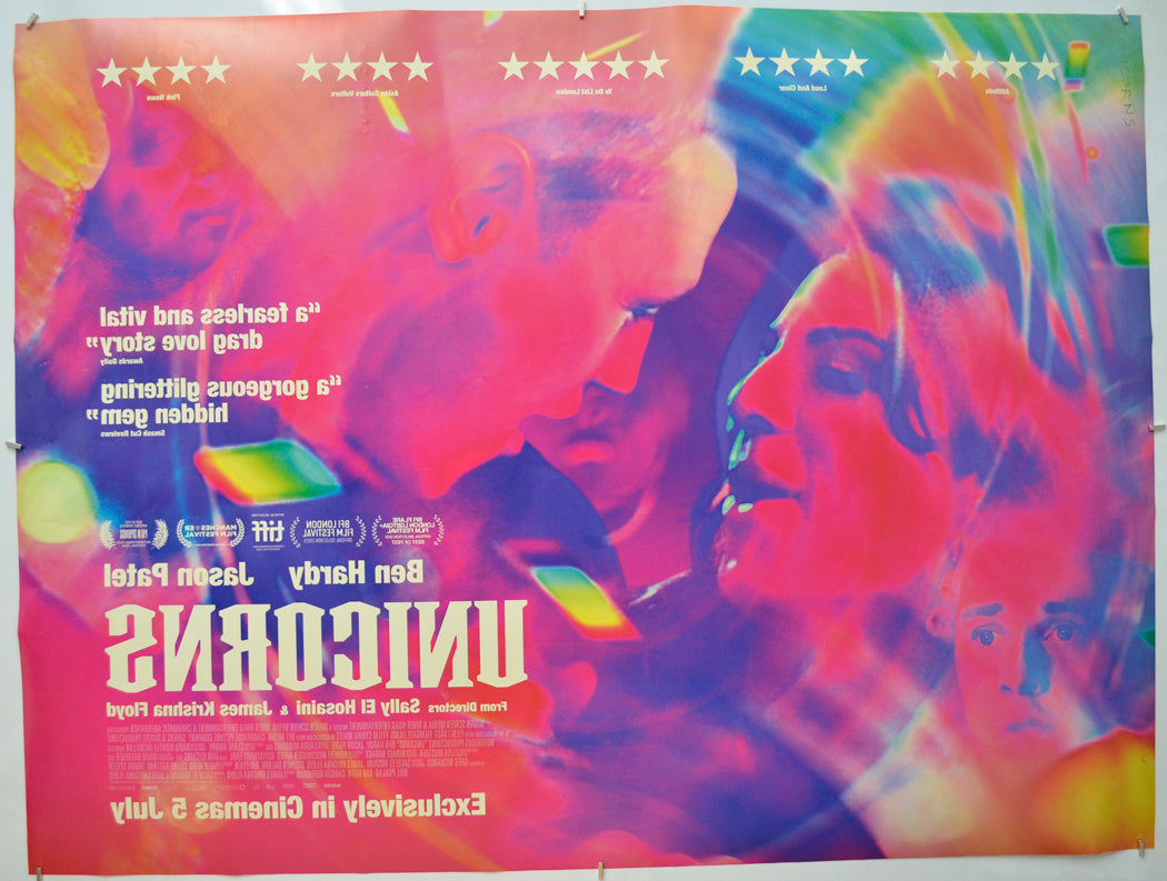 UNICORNS (Back) Cinema Quad Movie Poster