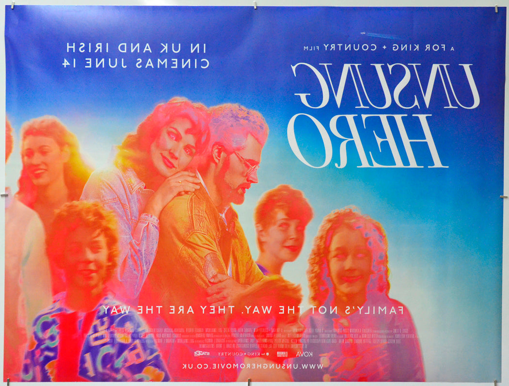 Unsung Hero (Back) Cinema Quad Movie Poster
