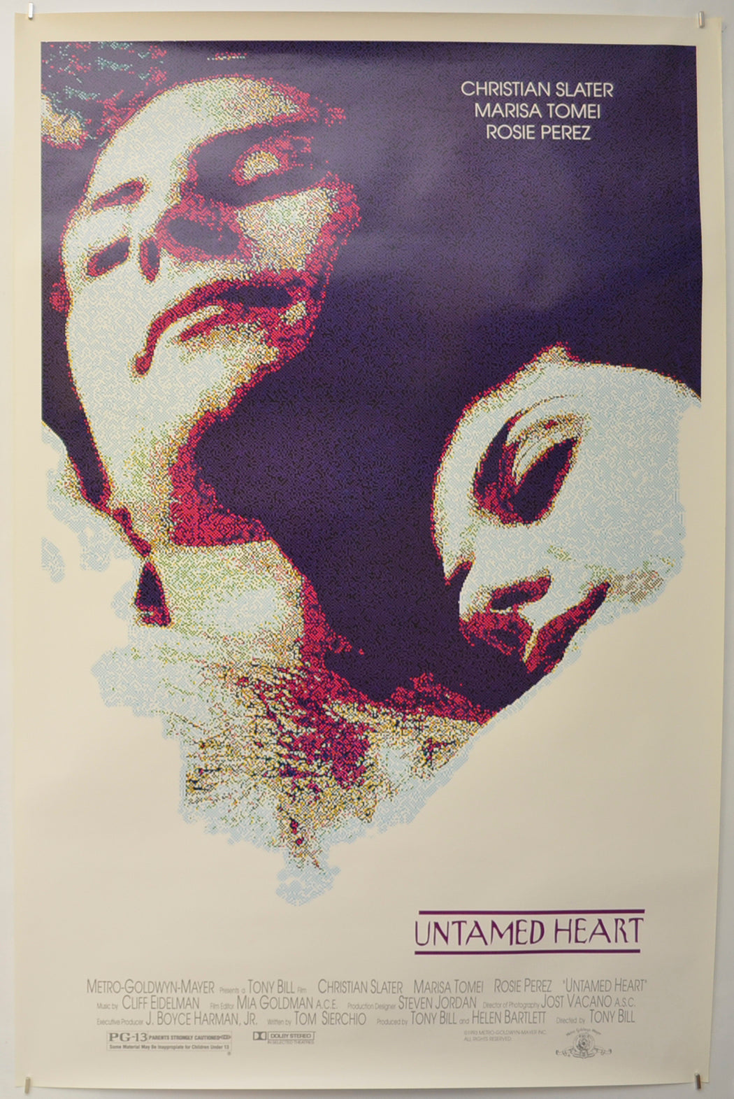 Untamed Heart Original One Sheet Poster - Film Poster - Movie Poster