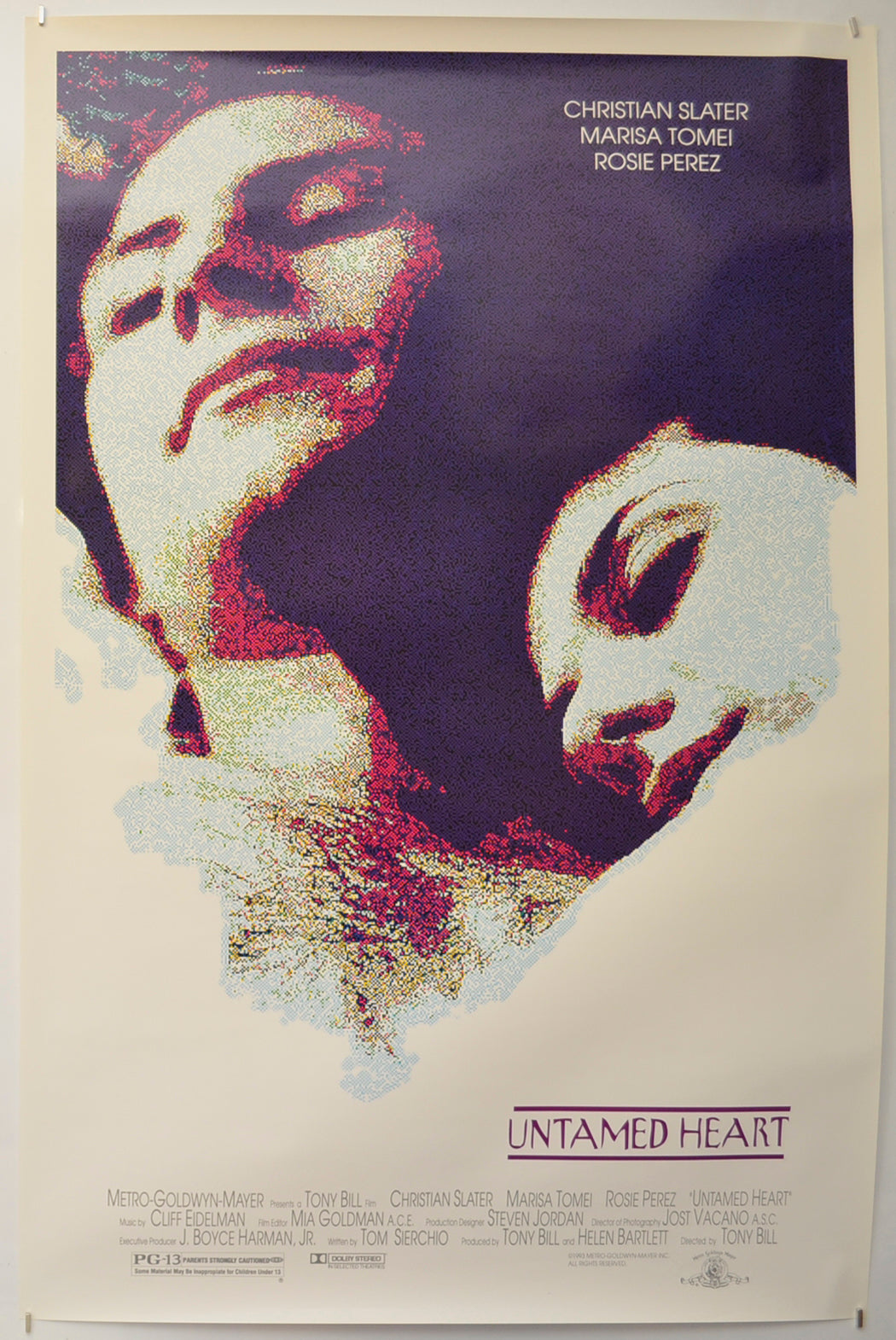 Untamed Heart Original One Sheet Poster - Film Poster - Movie Poster