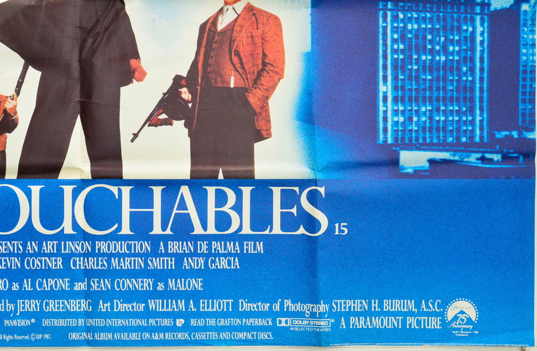 THE UNTOUCHABLES (Bottom Right) Cinema Quad Movie Poster