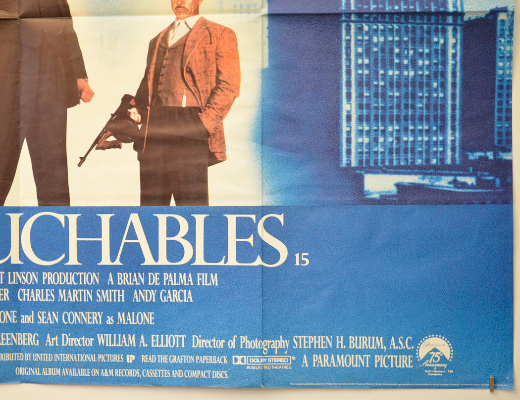 THE UNTOUCHABLES (Bottom Right) Cinema Quad Movie Poster