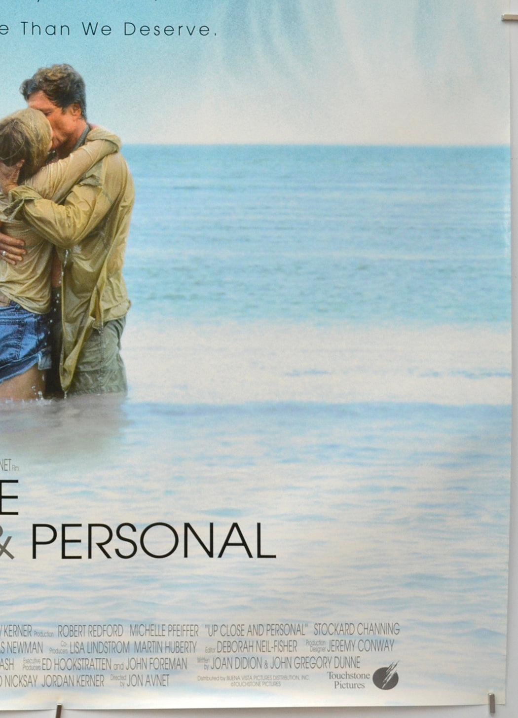 UP CLOSE AND PERSONAL (Bottom Right) Cinema One Sheet Movie Poster