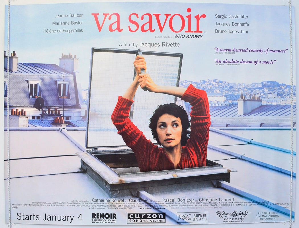 Va Savoir Original British Quad Poster - Film Poster - Movie Poster