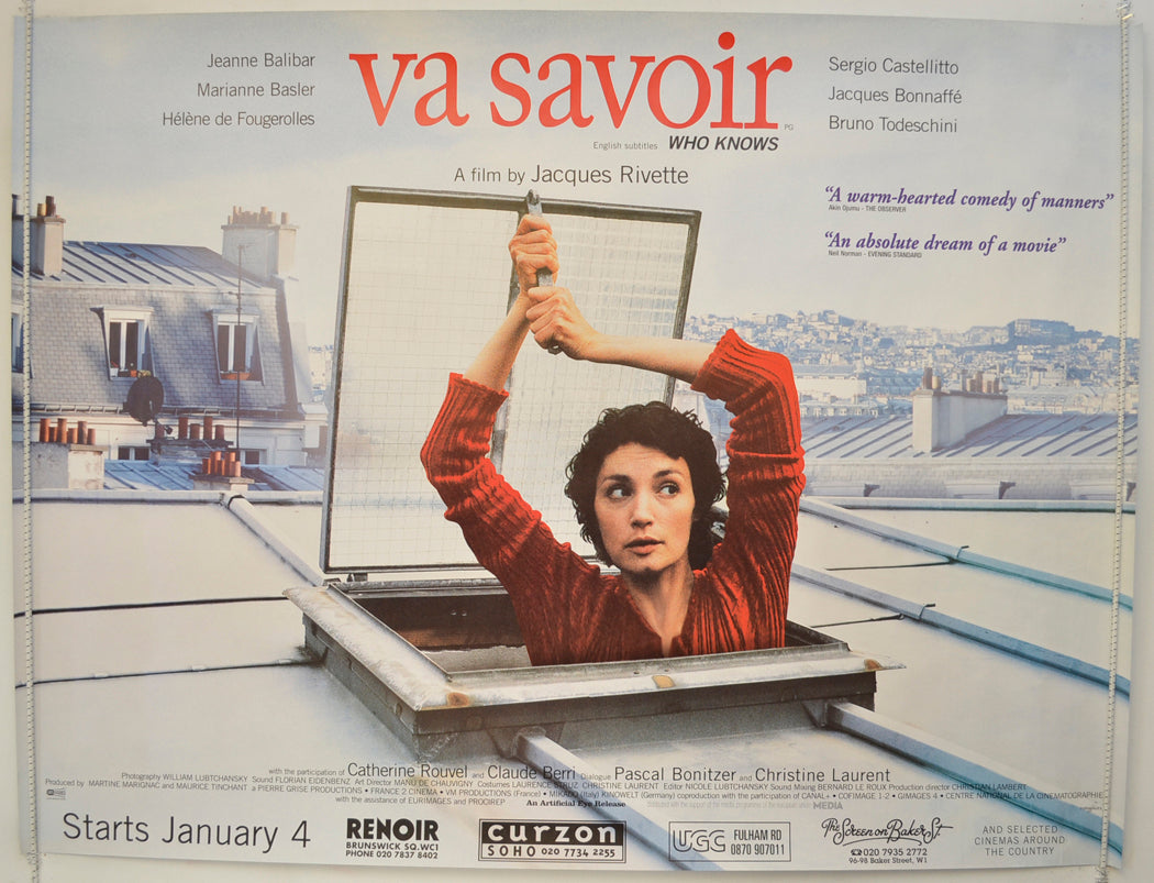 Va Savoir (a.k.a. Who Knows?) Original Quad Poster - Film Poster - Movie Poster