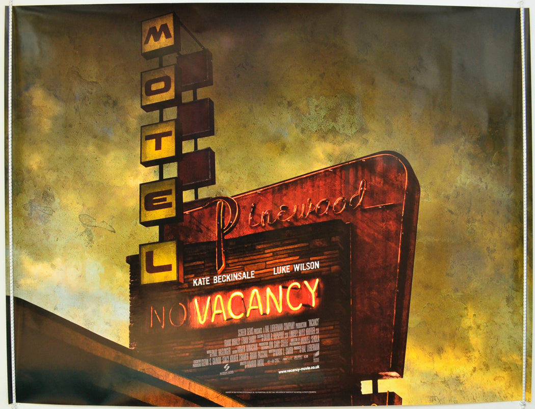 Vacancy Original Quad Poster - Film Poster - Movie Poster