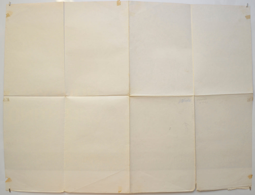 VALENTINO (Back) Cinema Quad Movie Poster