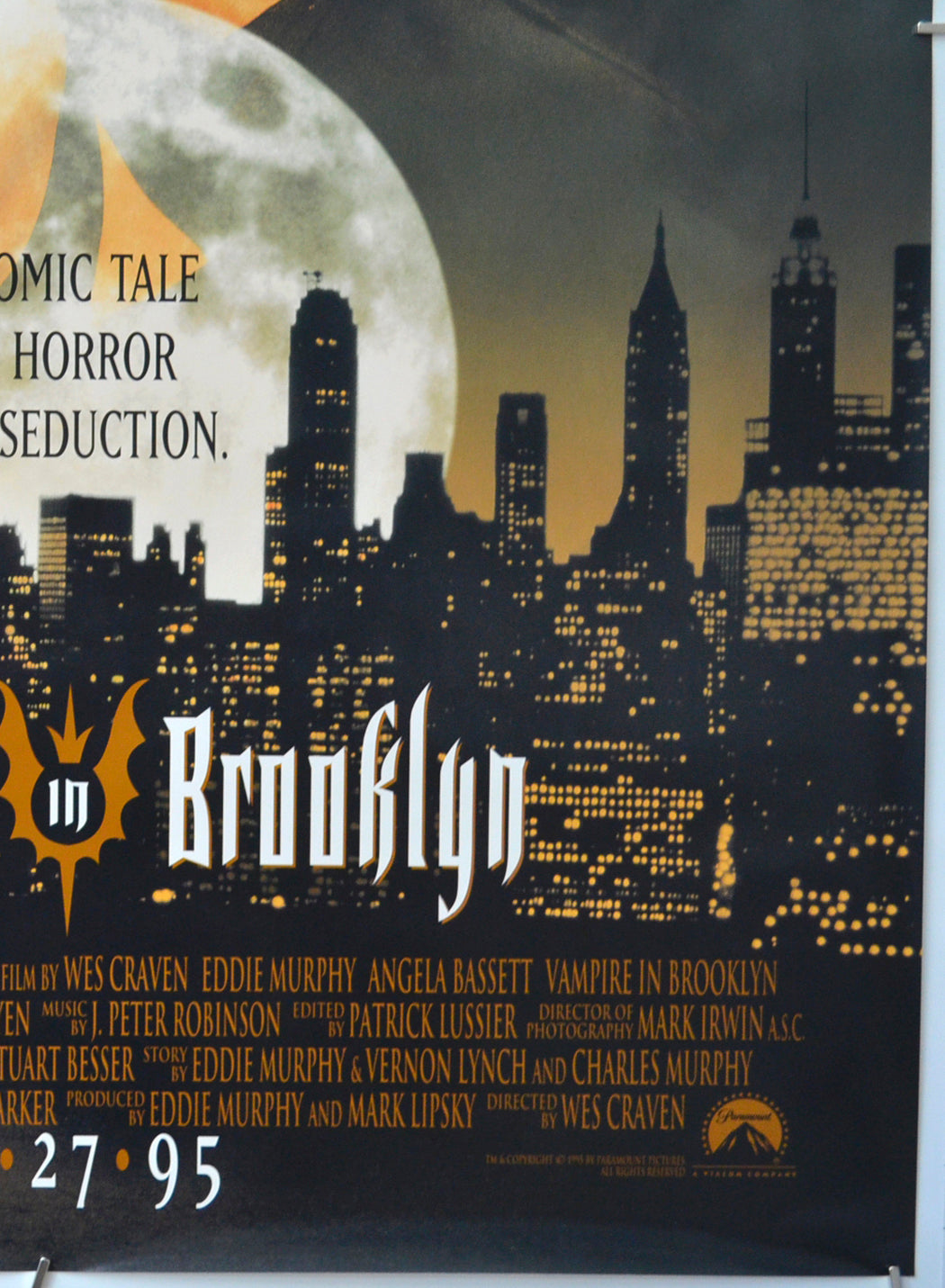 VAMPIRE IN BROOKLYN (Bottom Right) Cinema One Sheet Movie Poster