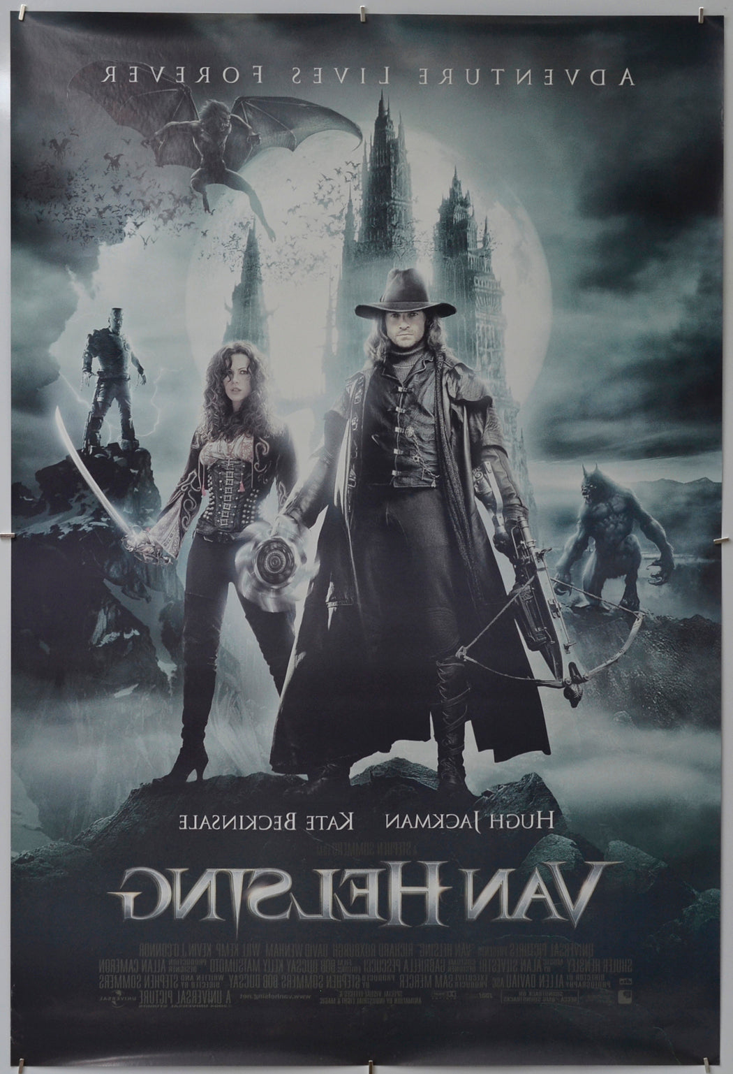 Van Helsing (Back) Cinema One Sheet Movie Poster