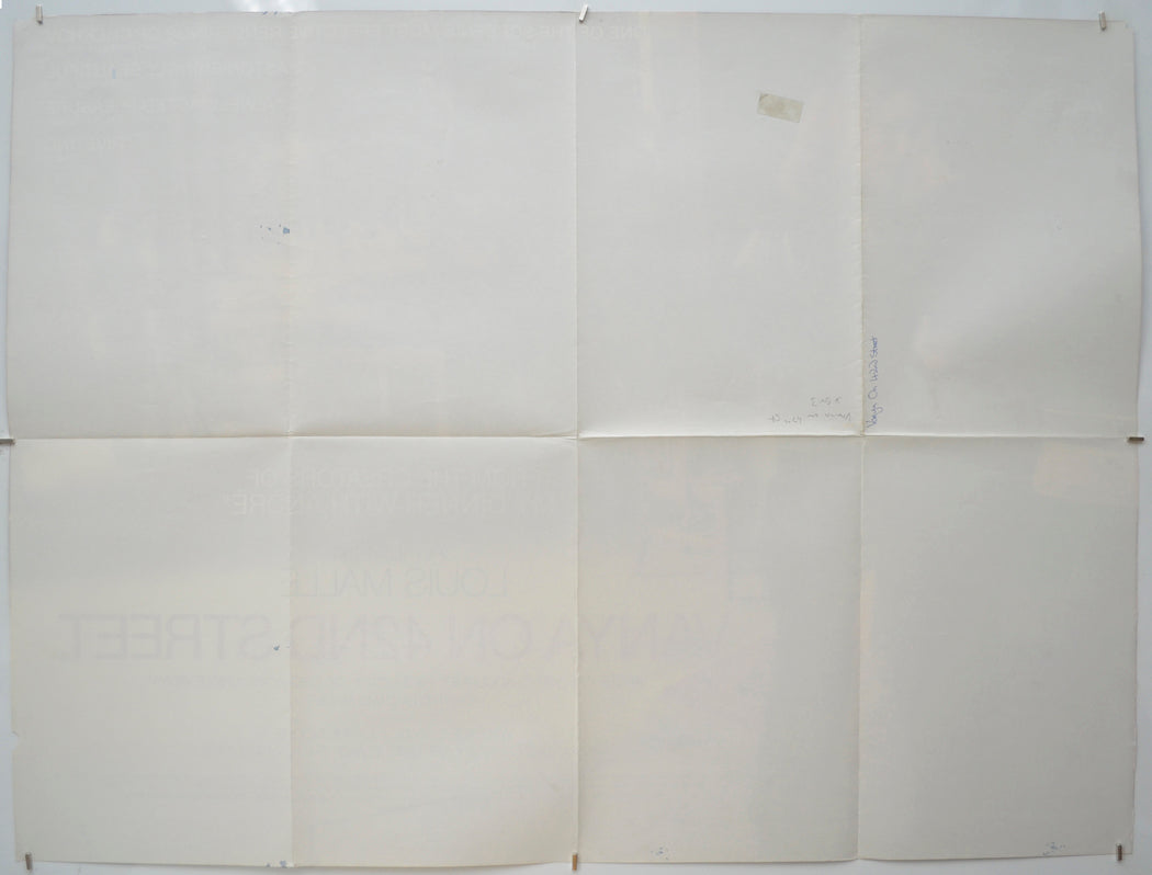 VANYA ON 42ND STREET (Back) Cinema Quad Movie Poster