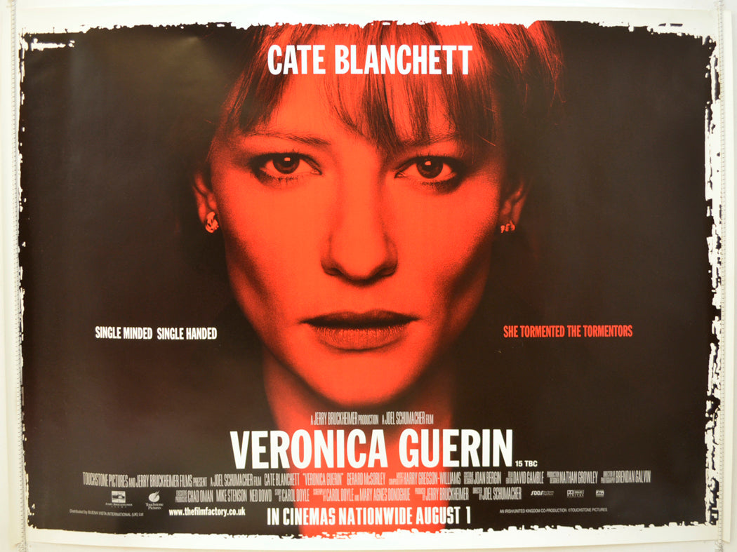 Veronica Guerin Original Quad Poster - Film Poster - Movie Poster