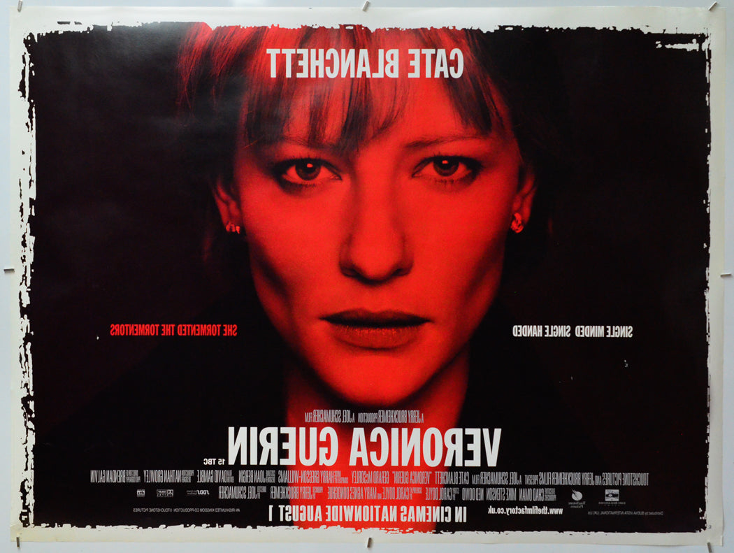 Veronica Guerin (Back) Cinema Quad Movie Poster