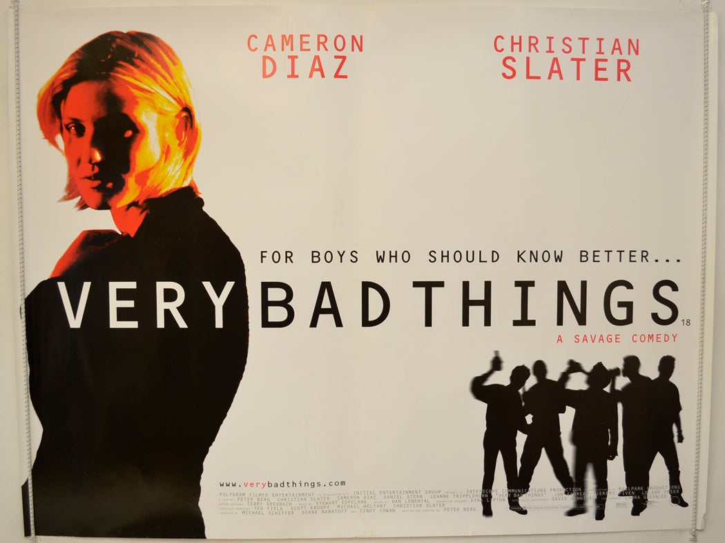 Very Bad Things Original Quad Poster - Film Poster - Movie Poster
