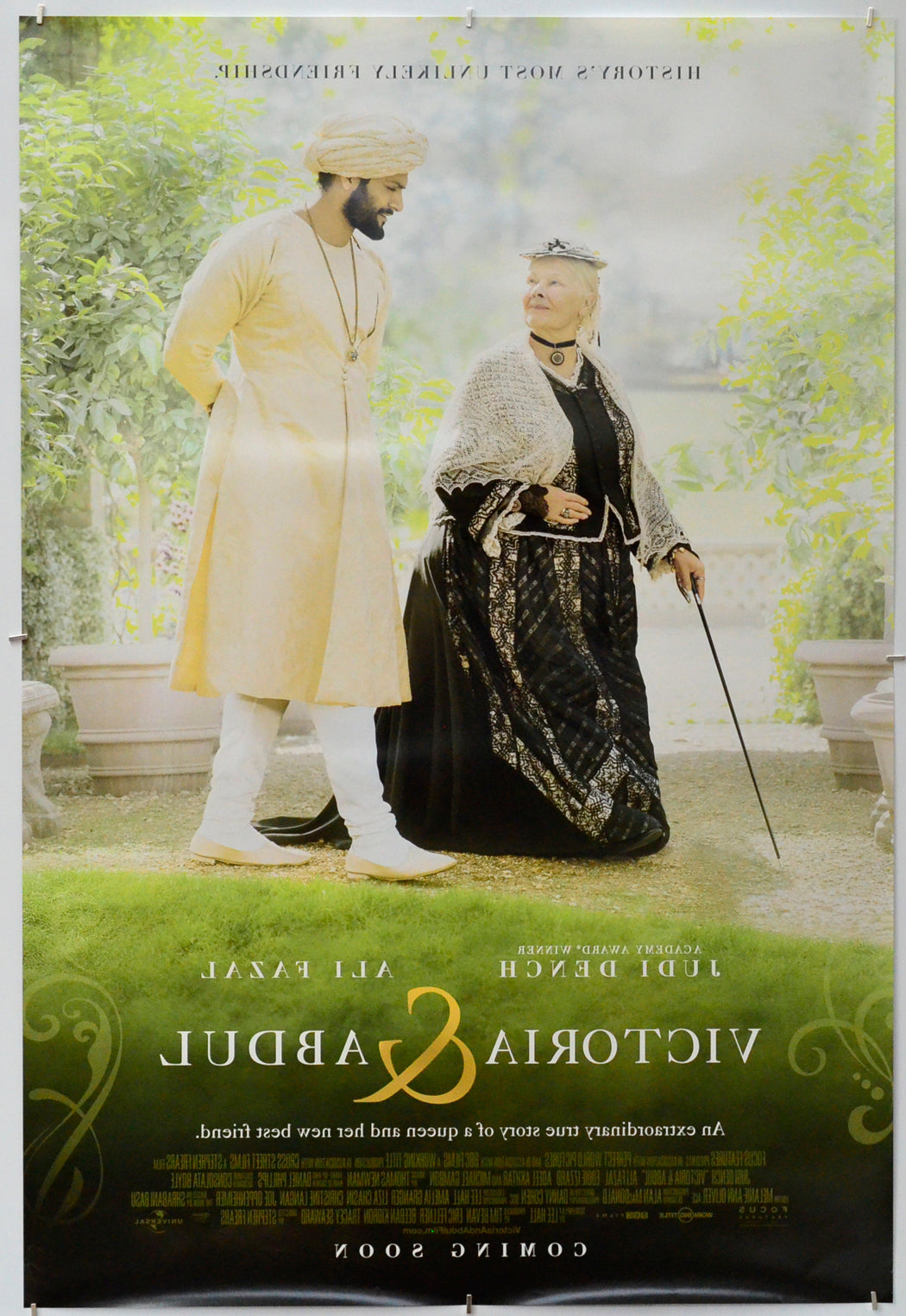 Victoria And Abdul (Back) Cinema One Sheet Movie Poster