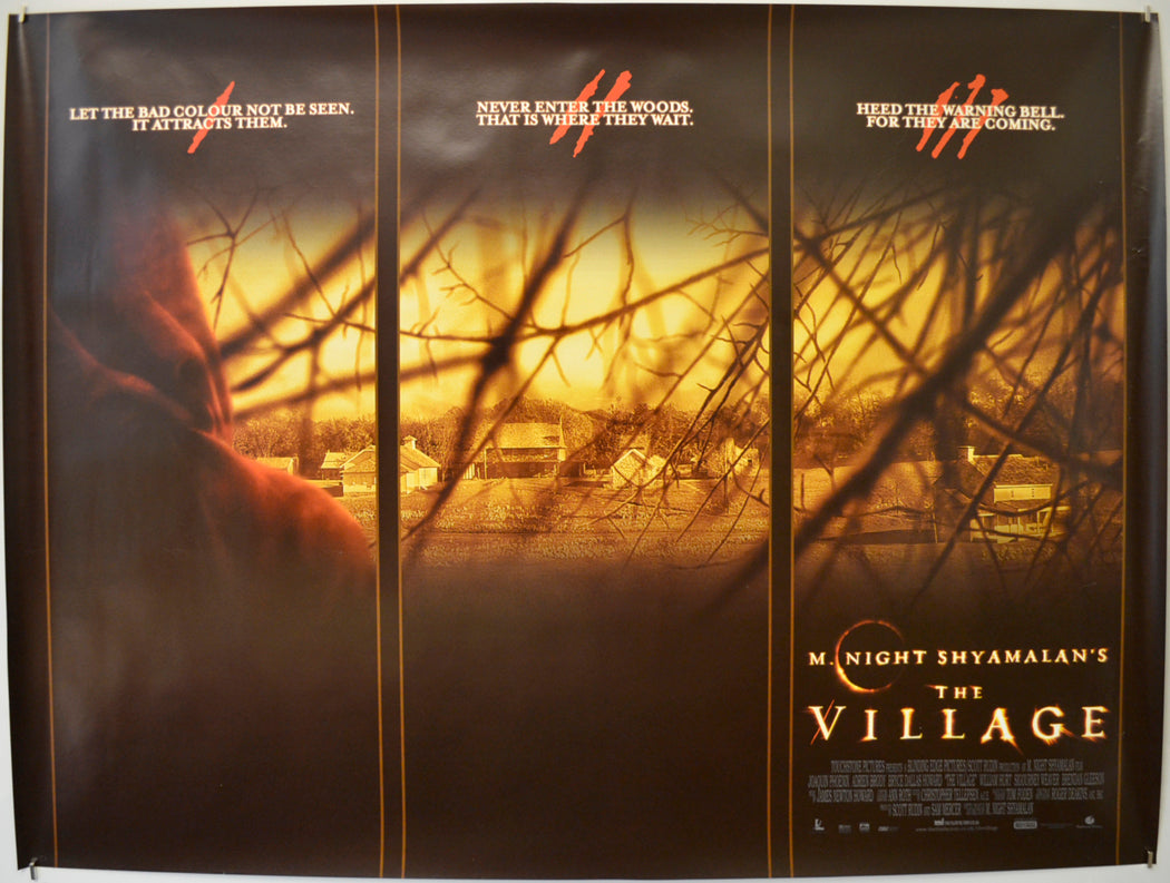 The Village Original Quad Poster - Film Poster - Movie Poster