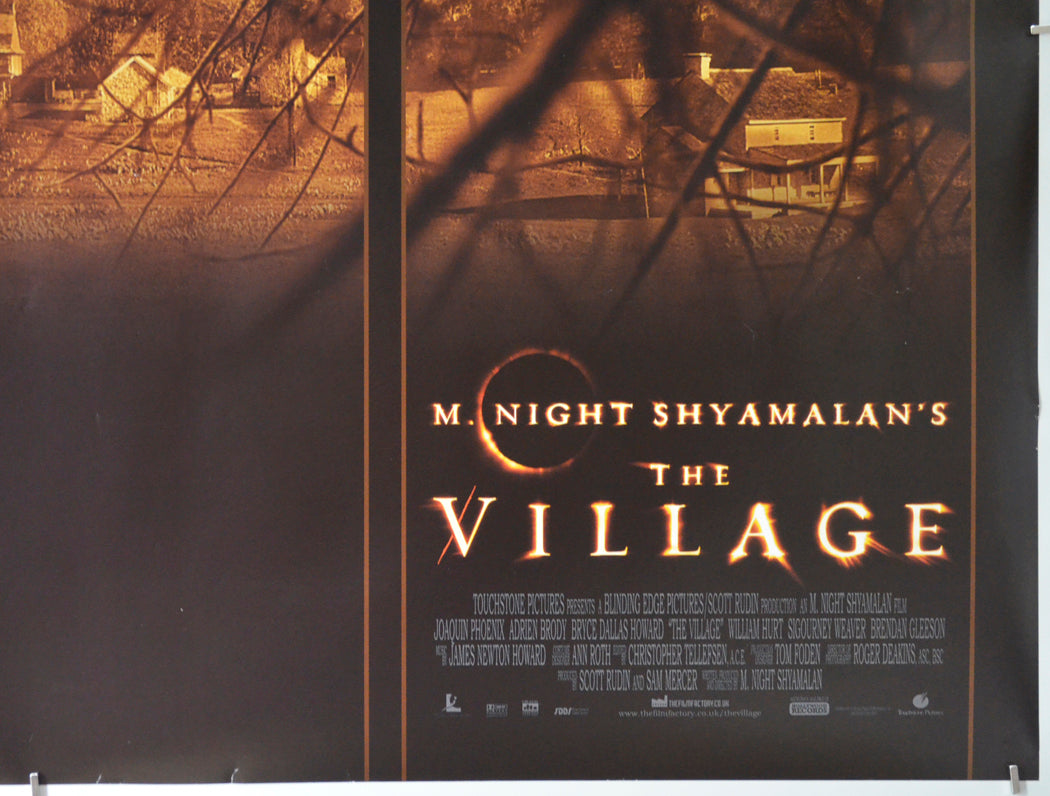 THE VILLAGE (Bottom Right) Cinema Quad Movie Poster