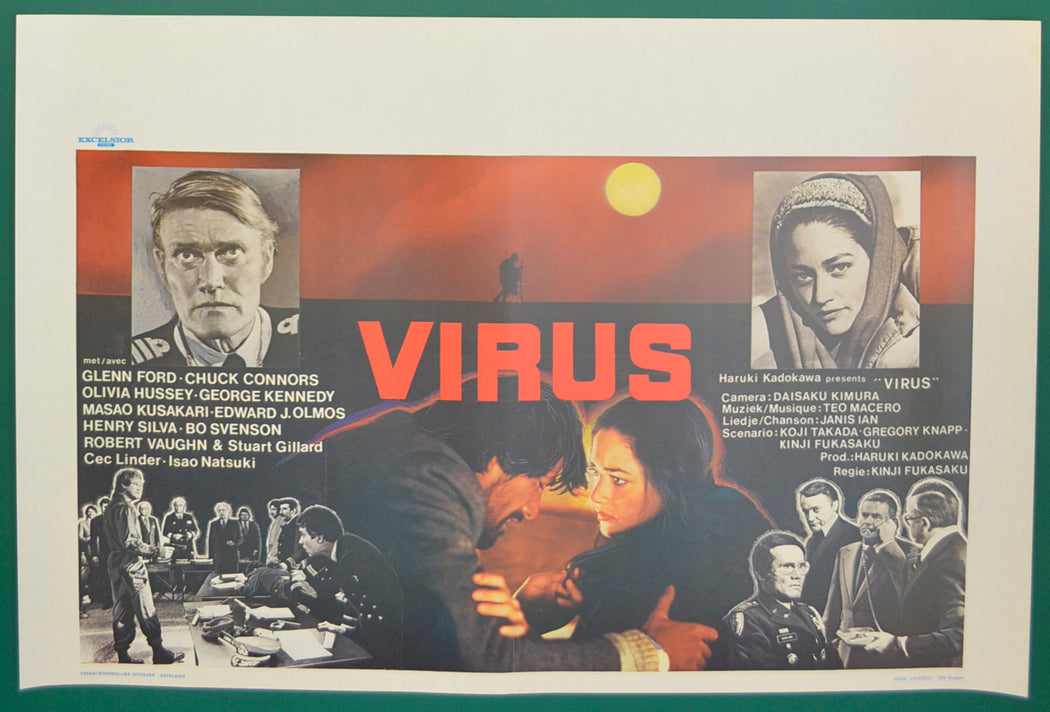 Virus (a.k.a. Day of Resurrection) Original Belgian Poster - Film Poster - Movie Poster