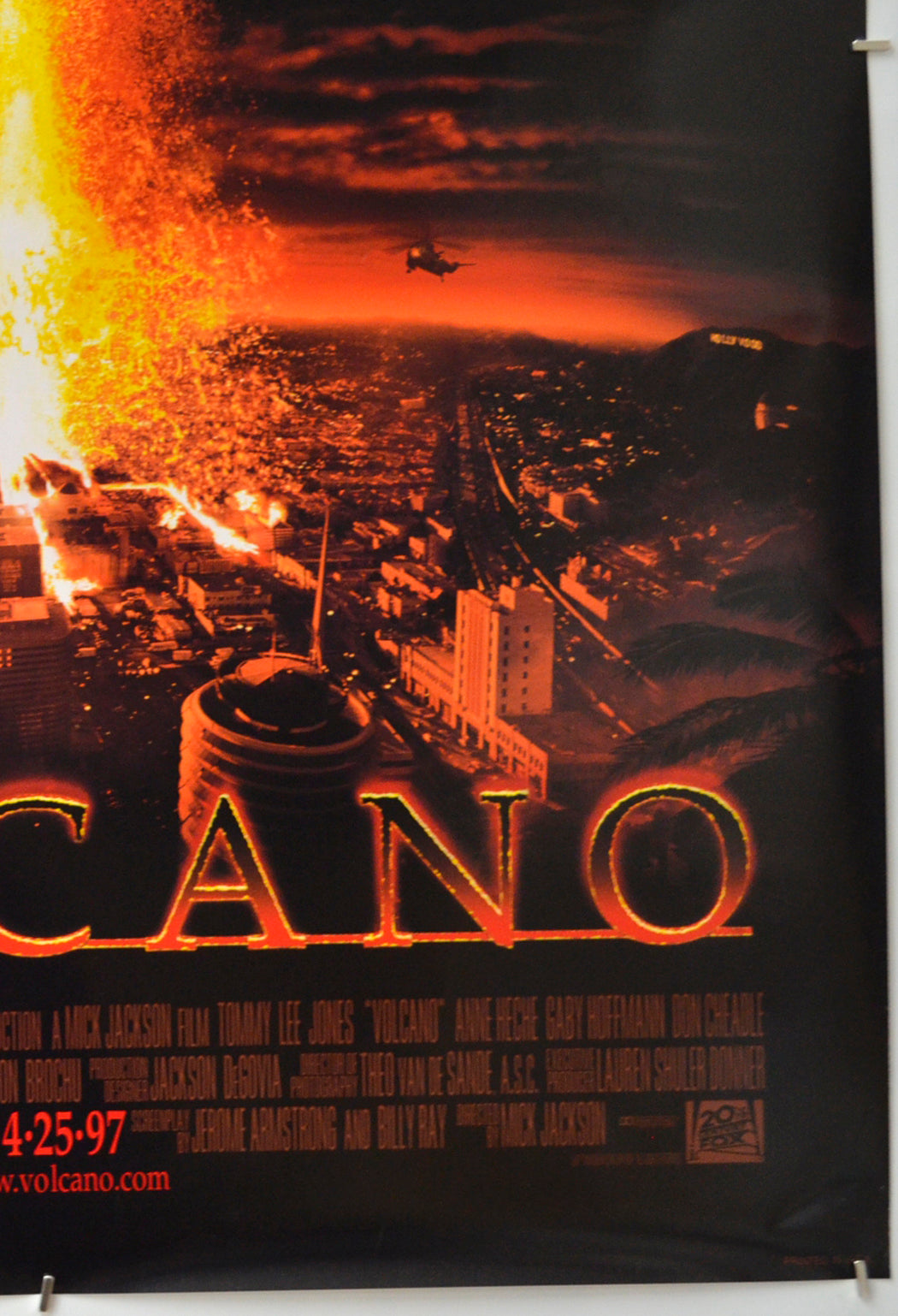 VOLCANO (Bottom Right) Cinema One Sheet Movie Poster