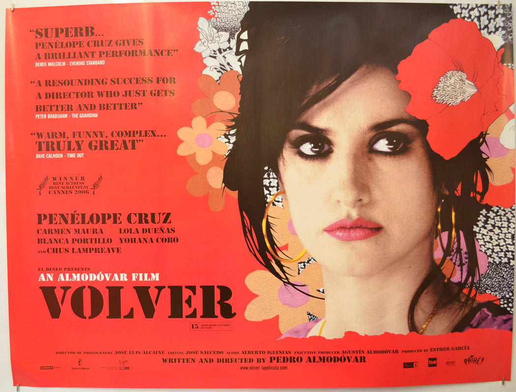 Volver Original Quad Poster - Film Poster - Movie Poster