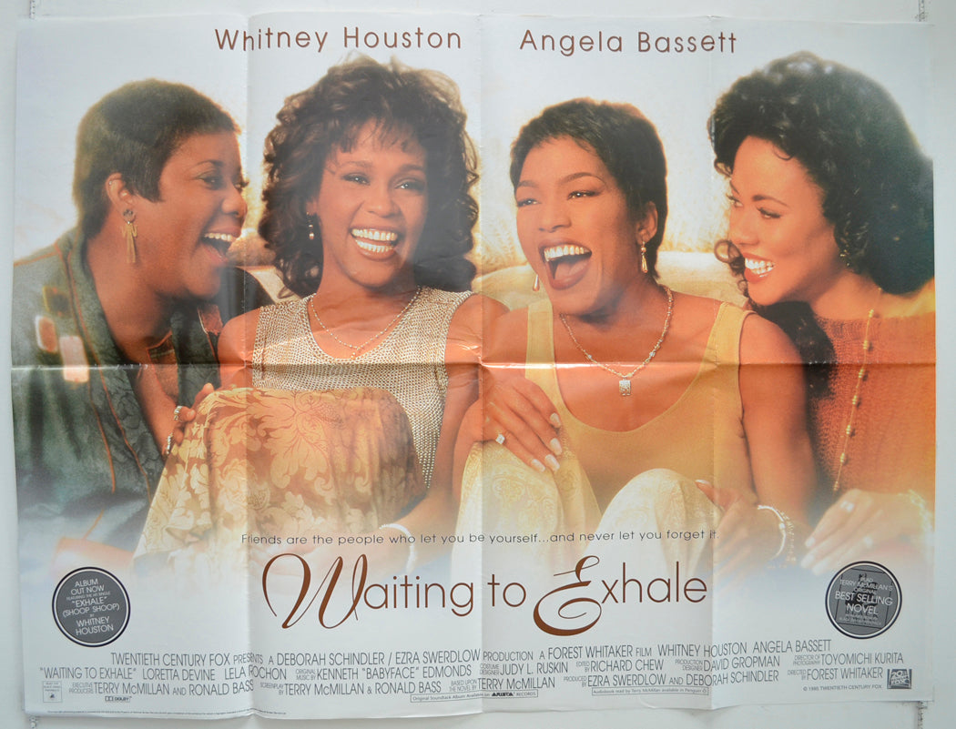 Waiting To Exhale Original British Quad Poster - Film Poster - Movie Poster