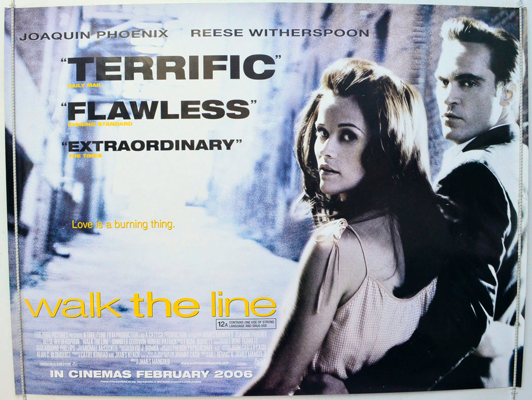 Walk The Line Original British Quad Poster - Film Poster - Movie Poster