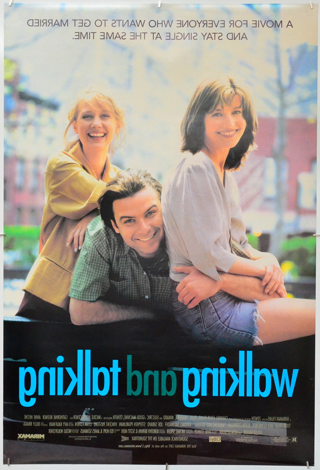 Walking And Talking (Back) Cinema One Sheet Movie Poster