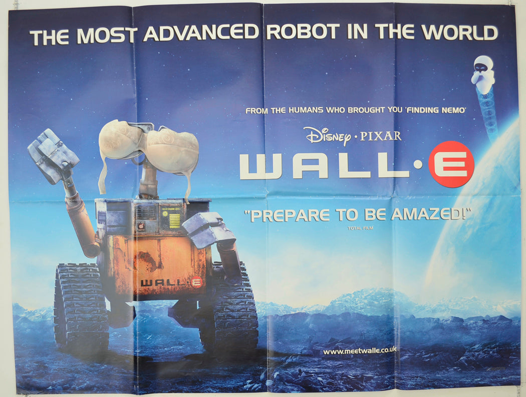 WALL-E Original Quad Poster - Film Poster - Movie Poster