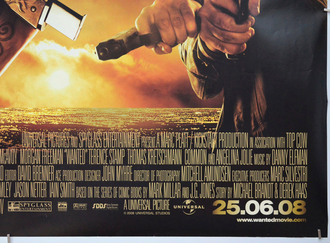 WANTED (Bottom Right) Cinema Quad Movie Poster