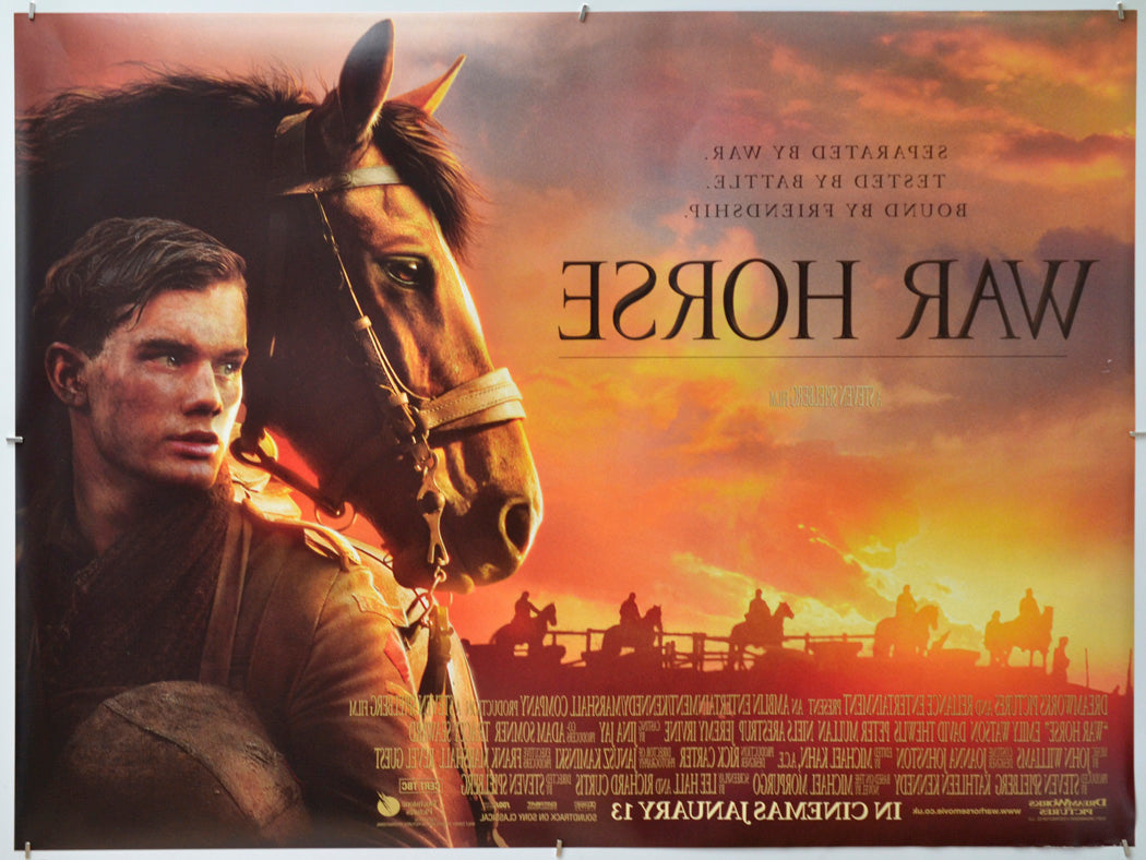 War Horse (Back) Cinema Quad Movie Poster