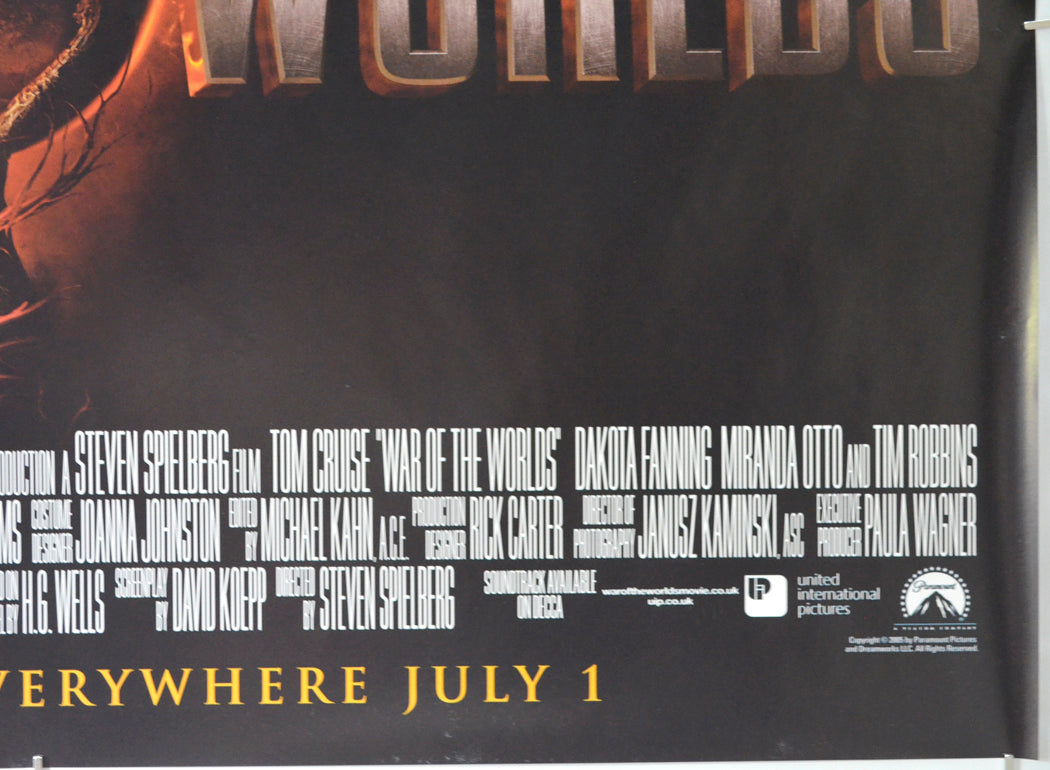 WAR OF THE WORLDS (Bottom Right) Cinema Quad Movie Poster