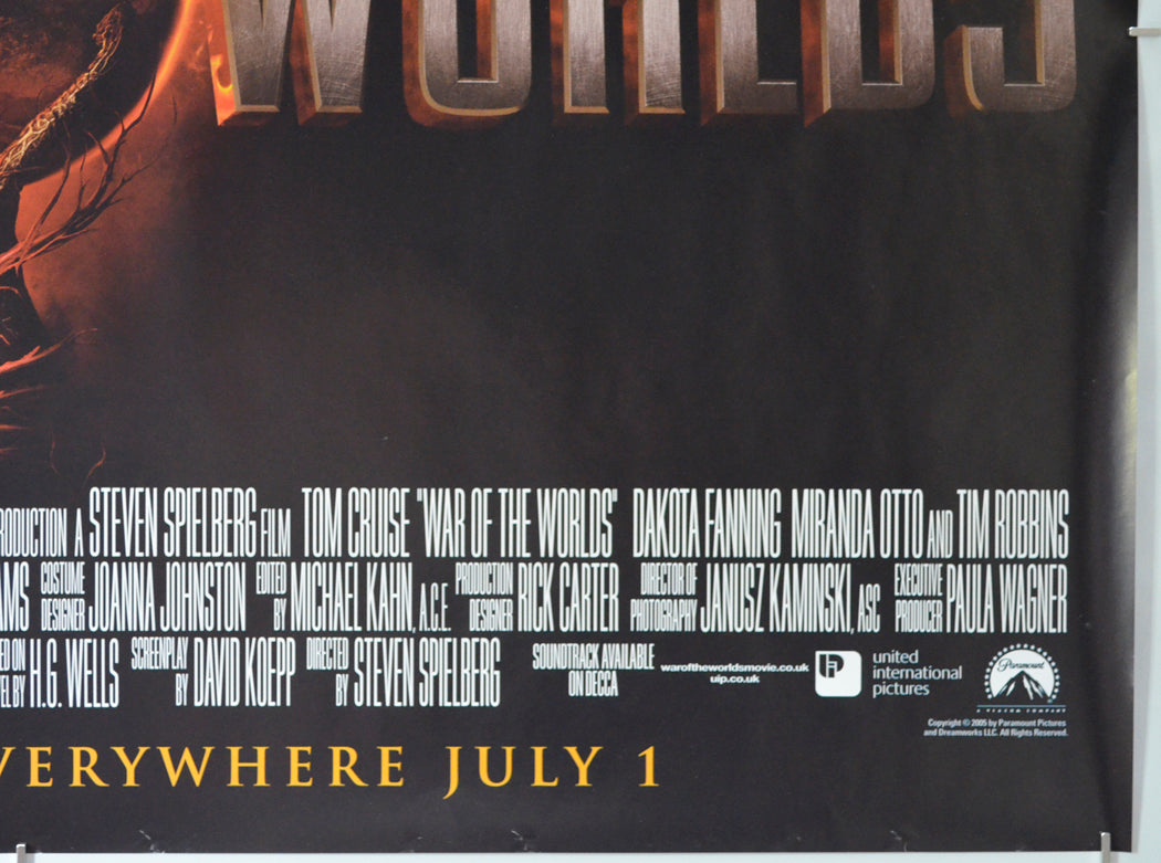 WAR OF THE WORLDS (Bottom Right) Cinema Quad Movie Poster