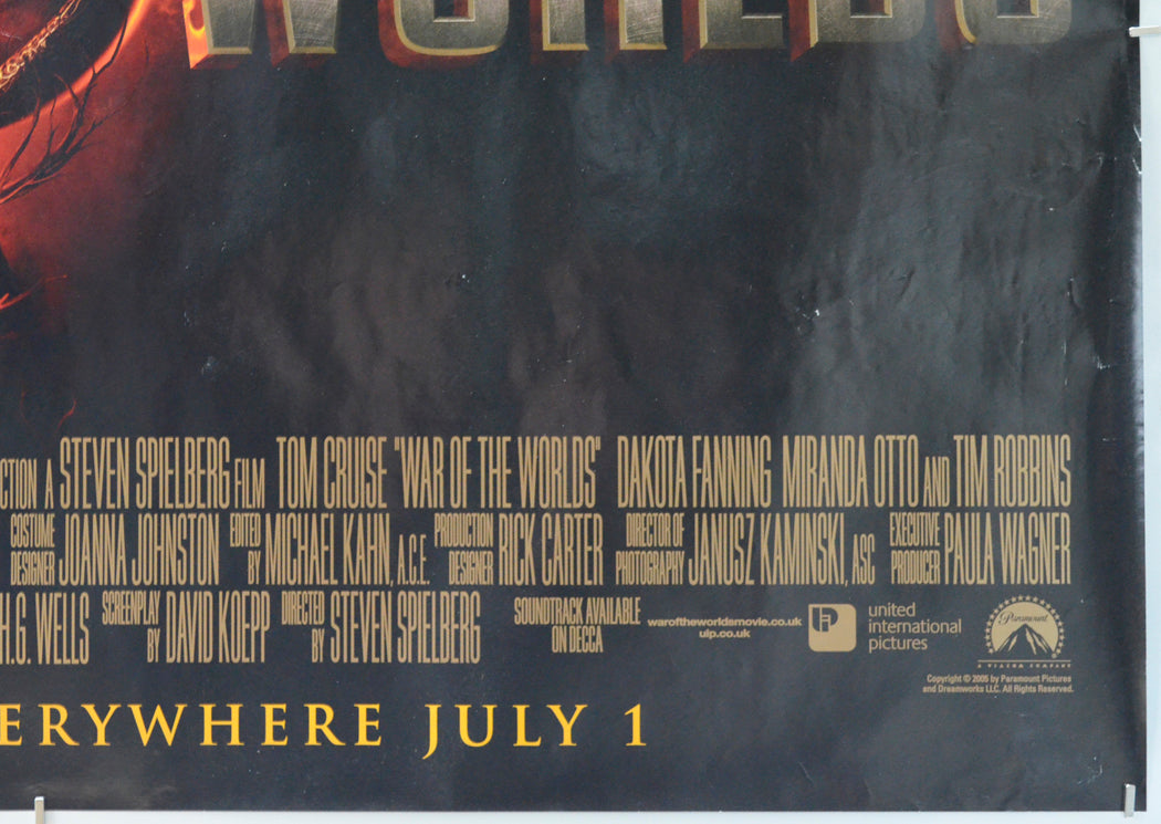 WAR OF THE WORLDS (Bottom Right) Cinema Quad Movie Poster