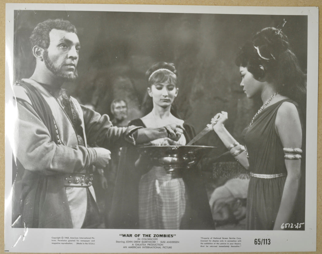 WAR OF THE ZOMBIES (Still 3) Cinema Black and White Press Stills