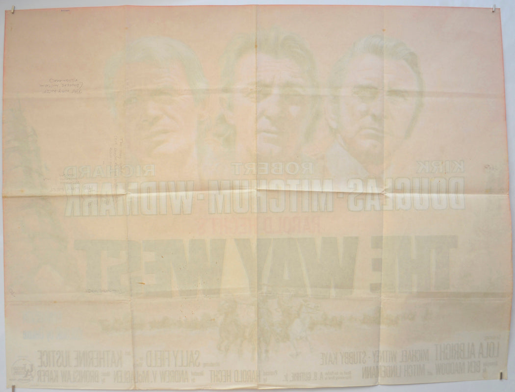 THE WAY WEST (Back) Cinema Quad Movie Poster