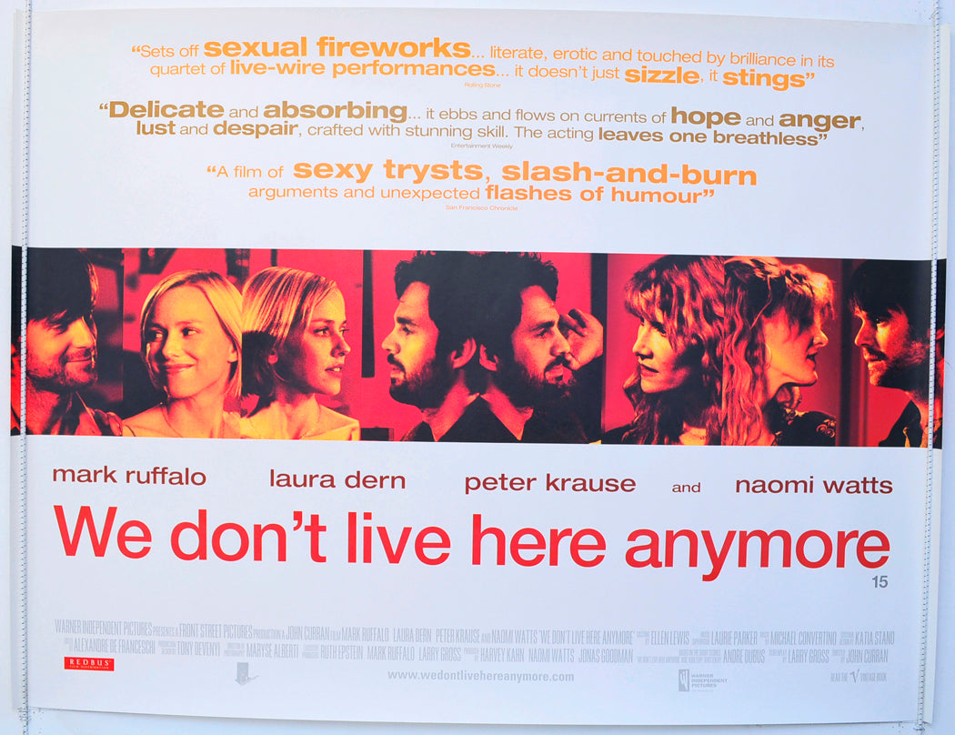 We Don't Live Here Anymore Original British Quad Poster - Film Poster - Movie Poster
