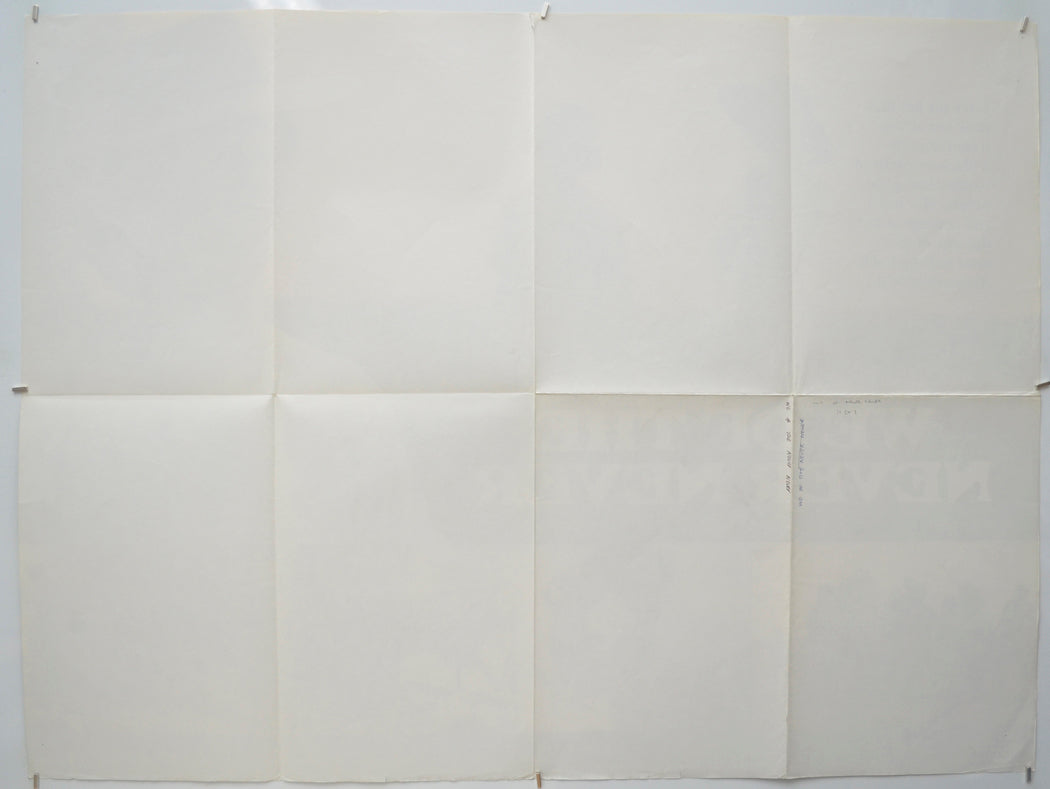 WE OF THE NEVER NEVER (Back) Cinema Quad Movie Poster