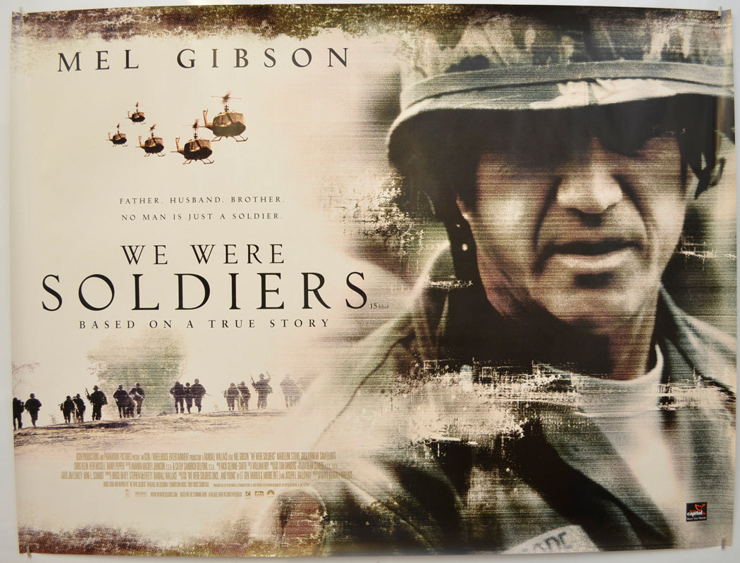 We Were Soldiers Original Quad Poster - Film Poster - Movie Poster