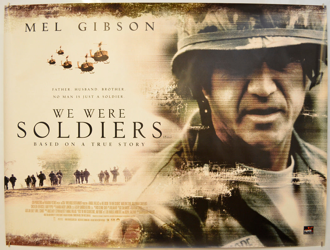 We Were Soldiers Original Quad Poster - Film Poster - Movie Poster