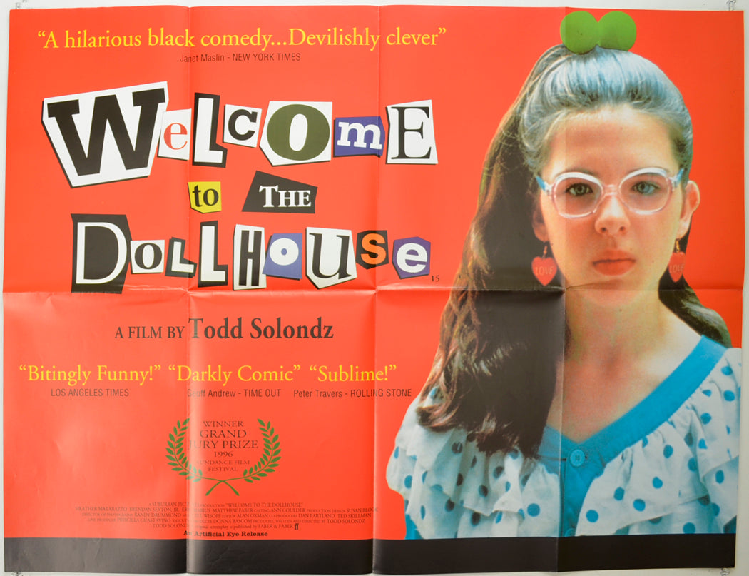 Welcome To The Dollhouse Original Quad Poster - Film Poster - Movie Poster