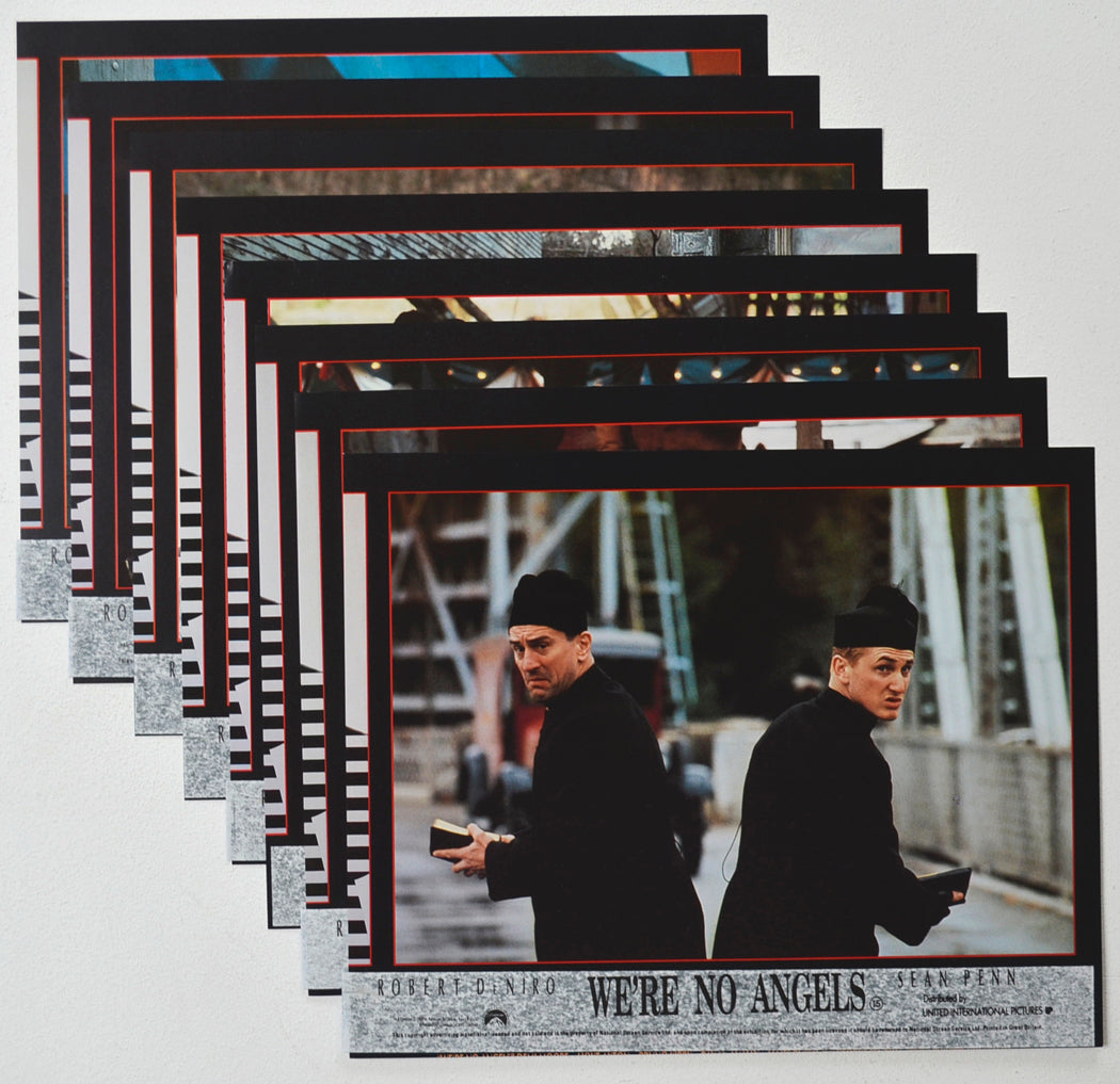 WE’RE NO ANGELS (Full View) Cinema Set of Colour FOH Stills / Lobby Cards