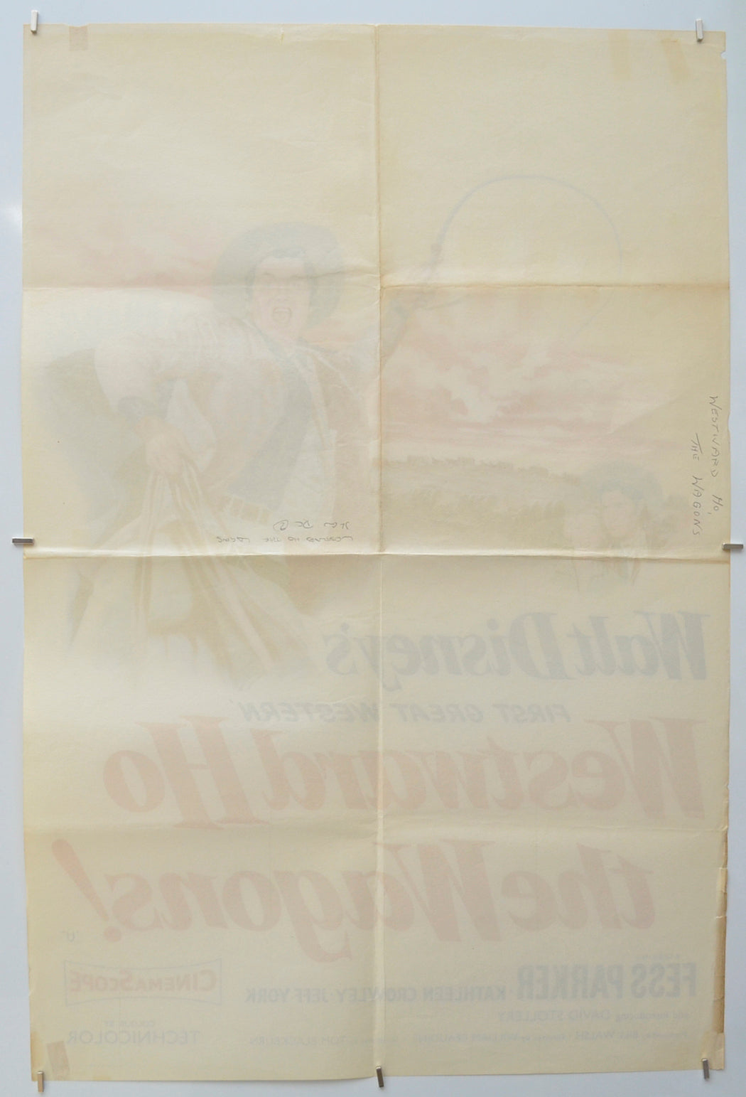 WESTWARD HO THE WAGONS (Back) Cinema Double Crown Movie Poster