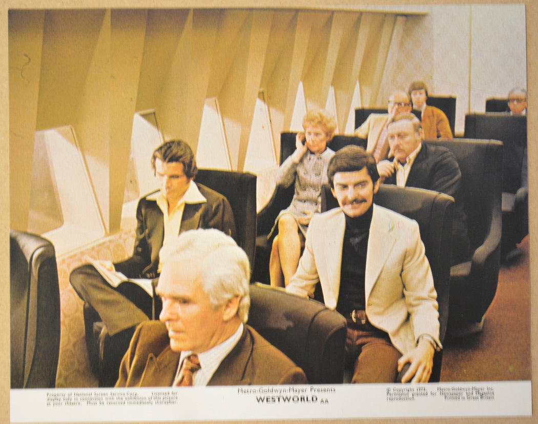 WESTWORLD (Card 8) Cinema Set of Colour FOH Stills / Lobby Cards