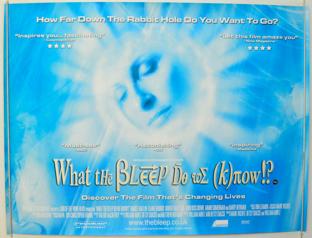 What The Bleep Do We (K)now!? Original British Quad Poster - Film Poster - Movie Poster
