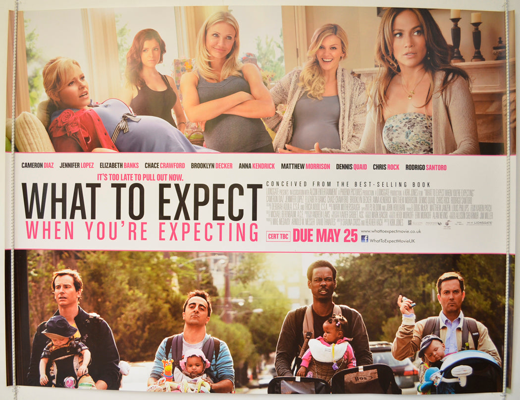 What To Expect When You're Expecting Original British Quad Poster - Film Poster - Movie Poster