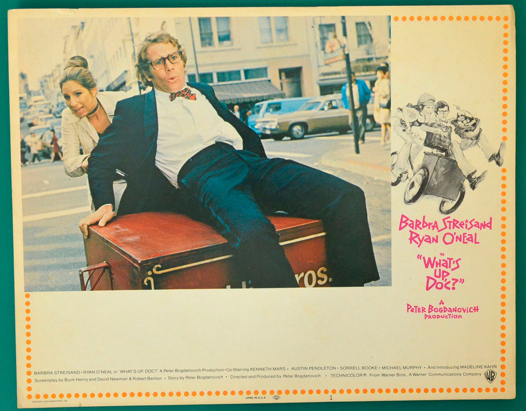 What's Up Doc? Original USA Cinema Lobby Card #1