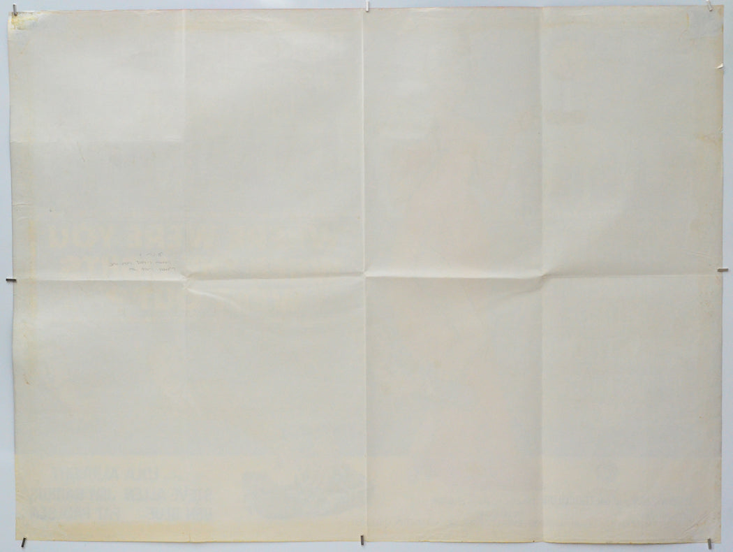 Where Were You When the Lights Went Out? (Back) Cinema Quad Movie Poster