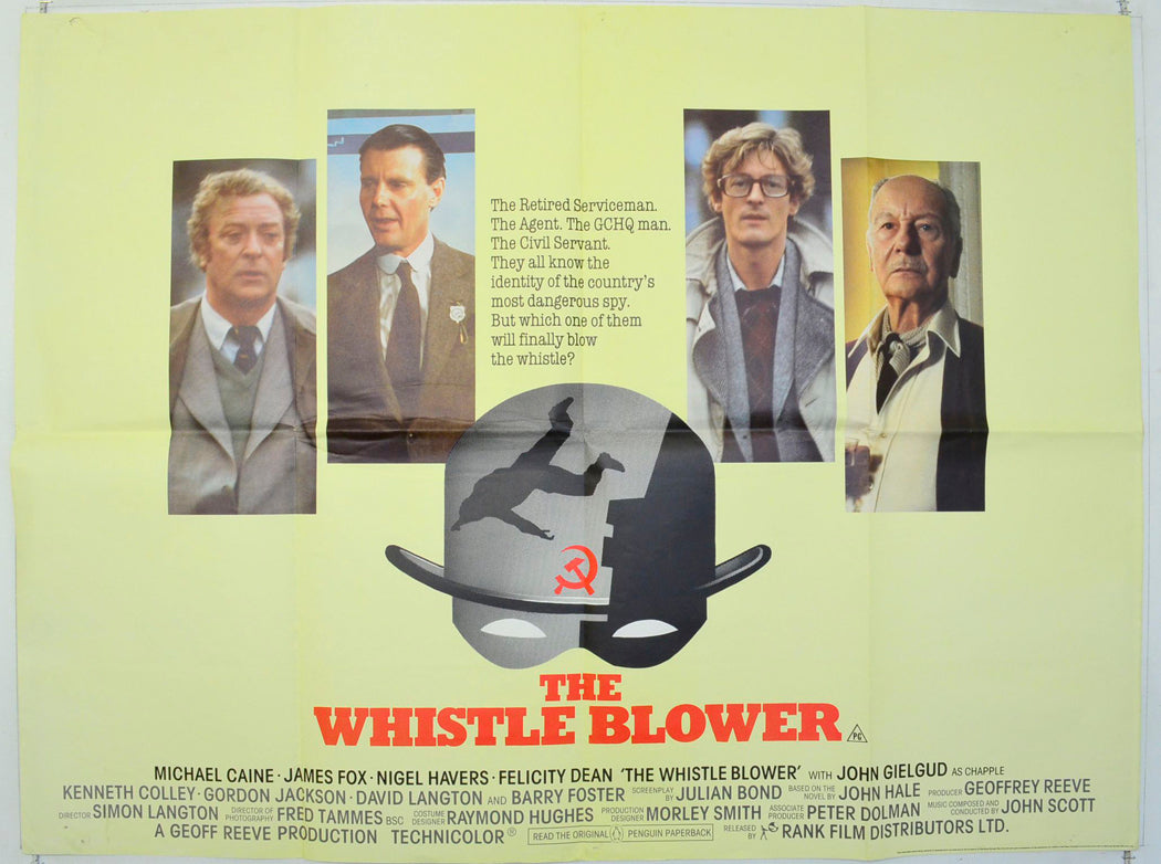 The Whistle Blower Original British Quad Poster - Film Poster - Movie Poster